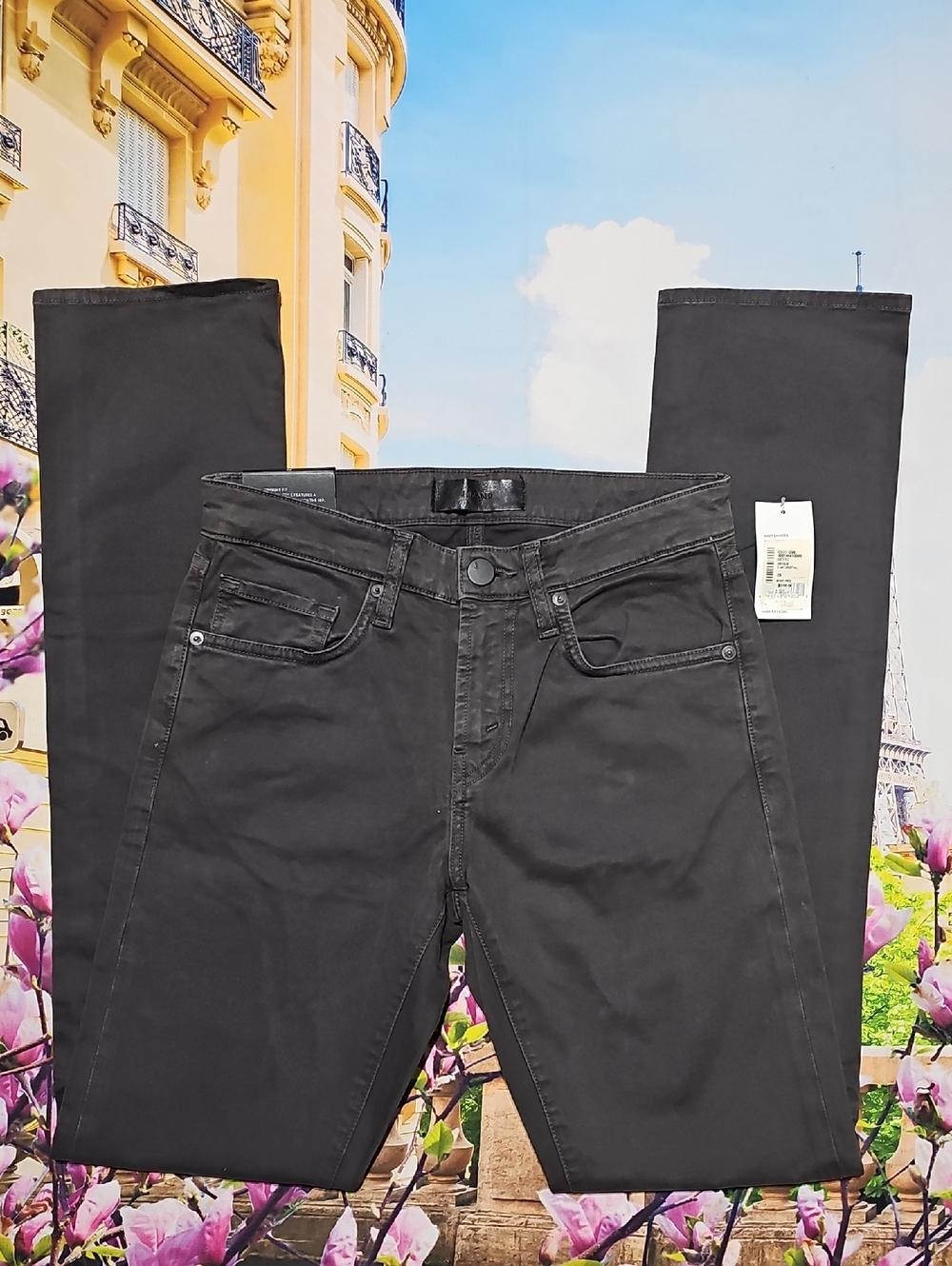 J Brand Kane Double Weave Twill Straight Fit Jeans Size 28 New
